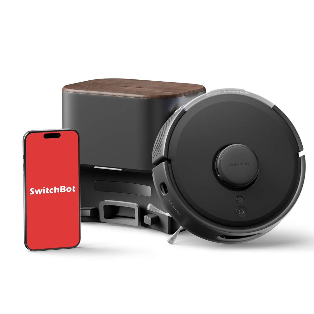 SwitchBot ロボット掃除機 K11+ Pro スイッチボット お掃除ロボット 掃除ロボ 小型 省スペース アイボリー ブラック | SwitchBot | 02