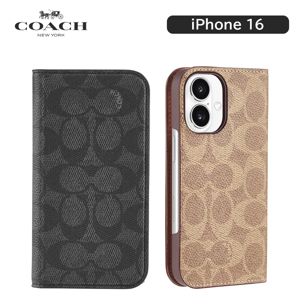 iPhone 16ケース Coach Folio Case 手帳型 コーチ | 
