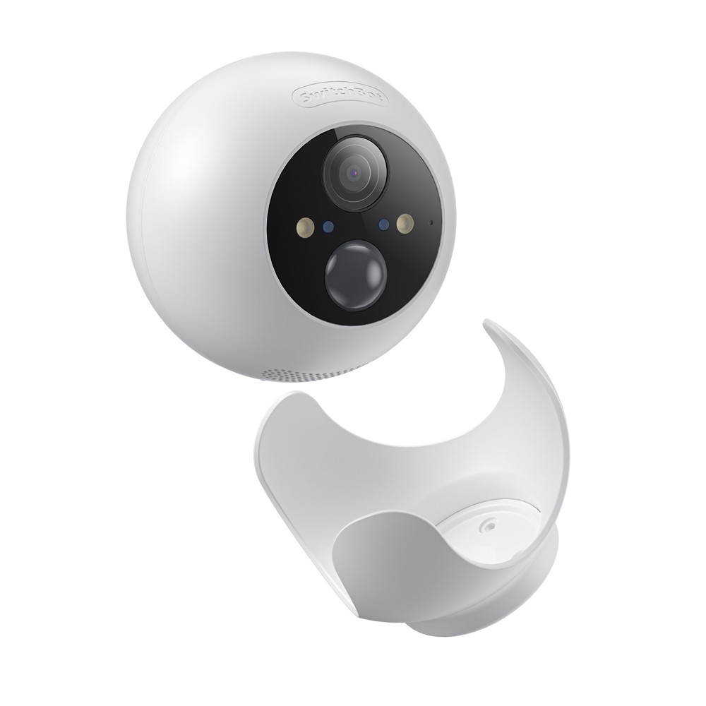 SwitchBot 屋外用防犯カメラ 3MP 野外カメラ 300万画素 W4102000 配線
