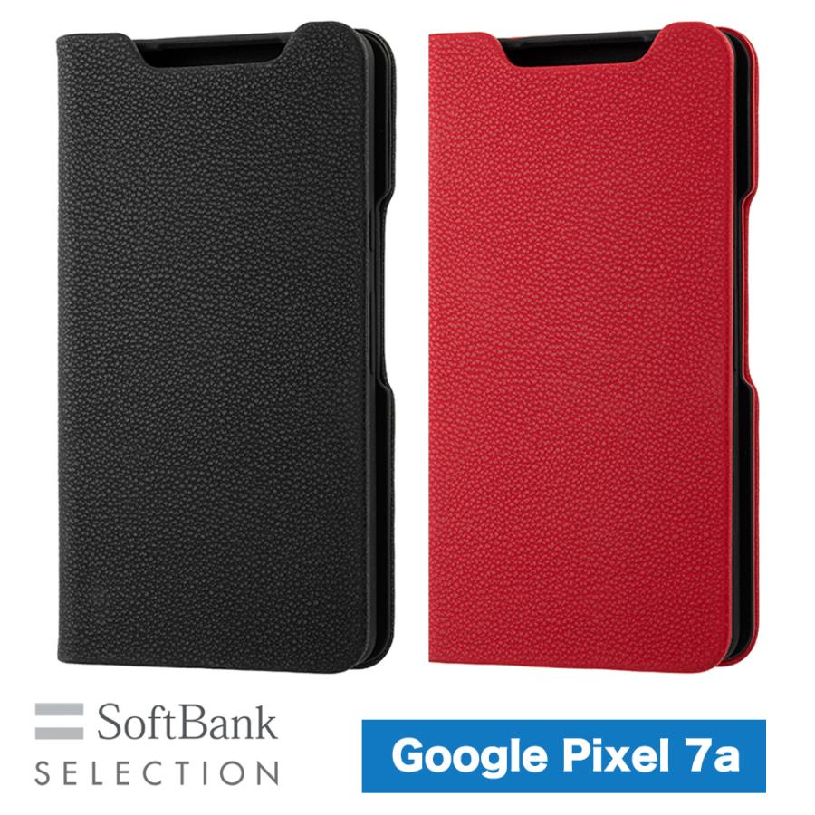 SoftBank SELECTION 耐衝撃 抗ウイルス 抗菌 Stand Flip for Google Pixel 7a スタンド機能 カードポケット｜softbank-selection