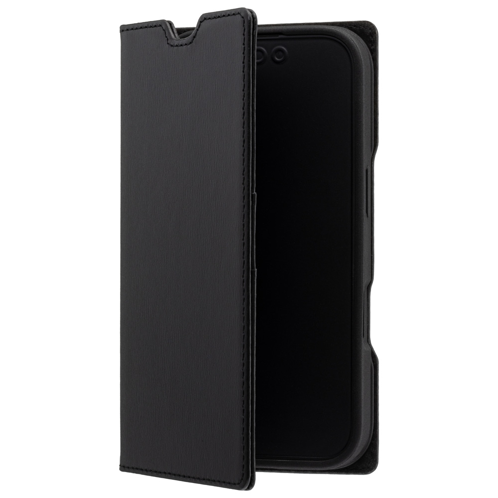 SoftBank SELECTION Leather Flip for iPhnoe 16 Pro ブラック 手帳型 カードポケット 本革 SB-I020-FPLS/BK | SoftBank SELECTION | 04