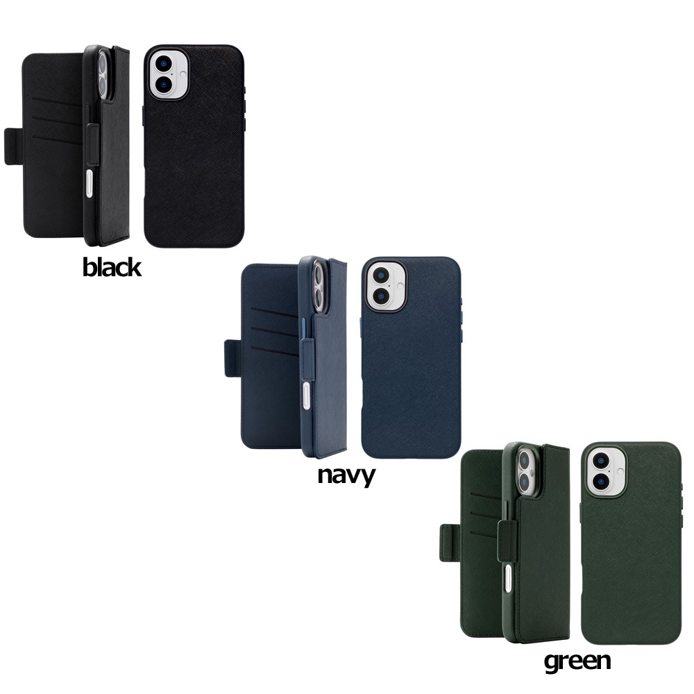 ユニケース 2Way Mag Flip Case for iPhone 16 Plus : トレテク