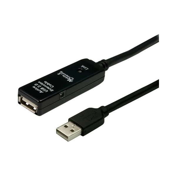 JARGY USB2.0アクティブ延長ケーブル10m CBL-203B-10M : 4580468492587