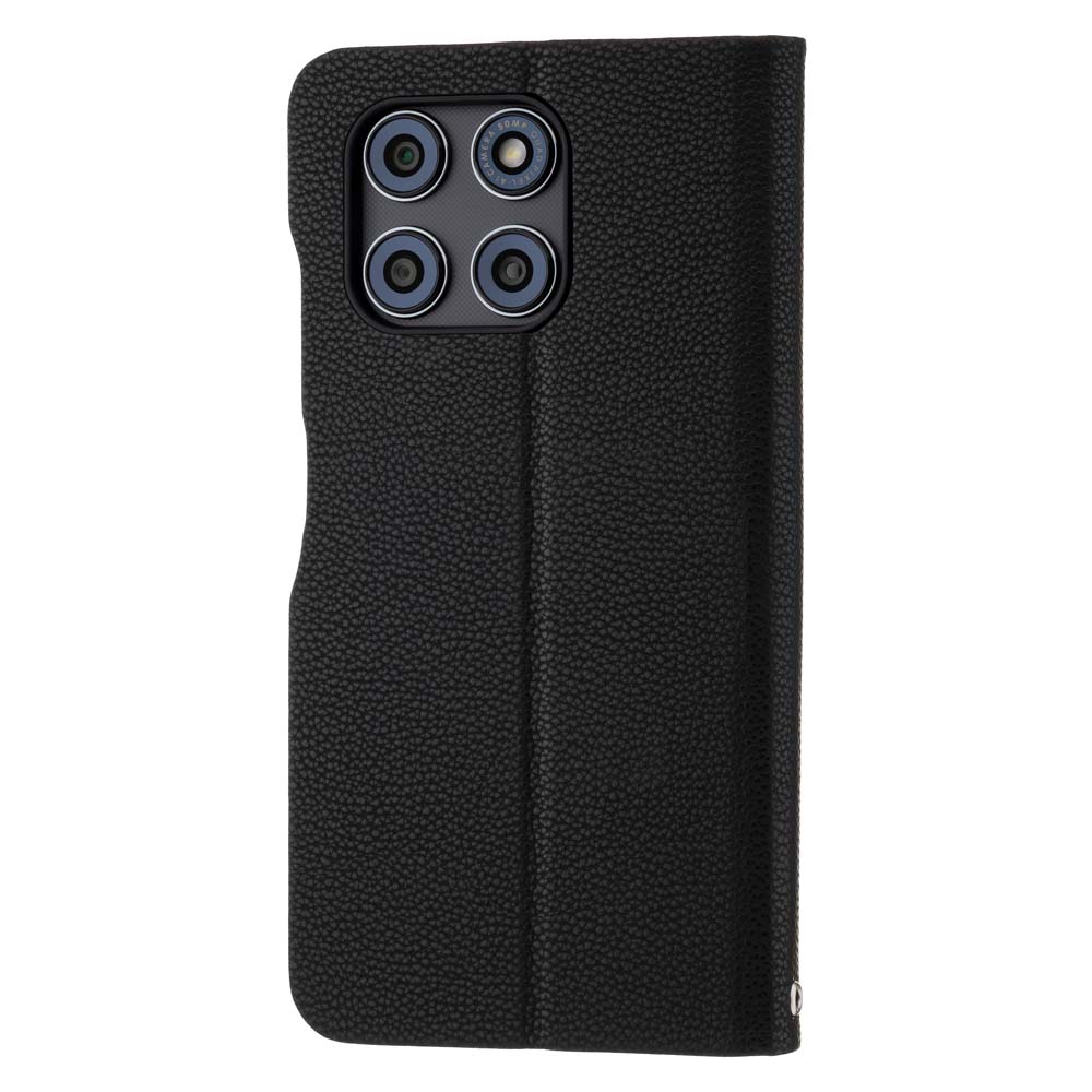 SoftBank SELECTION Stand Flip for moto g37 耐衝撃 手帳型ケース ブラック SB-A120-SDFB/BK | SoftBank SELECTION | 03