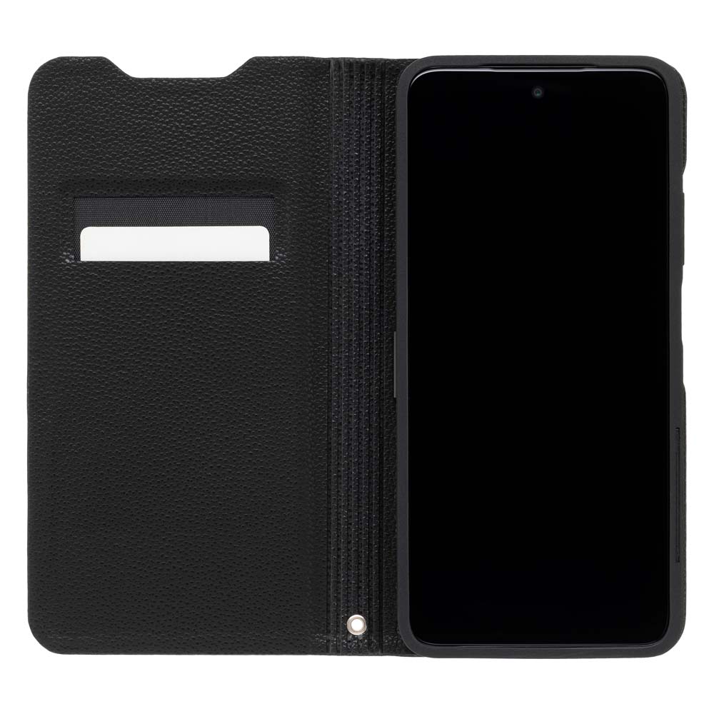 SoftBank SELECTION Stand Flip for moto g37 耐衝撃 手帳型ケース ブラック SB-A120-SDFB/BK | SoftBank SELECTION | 04