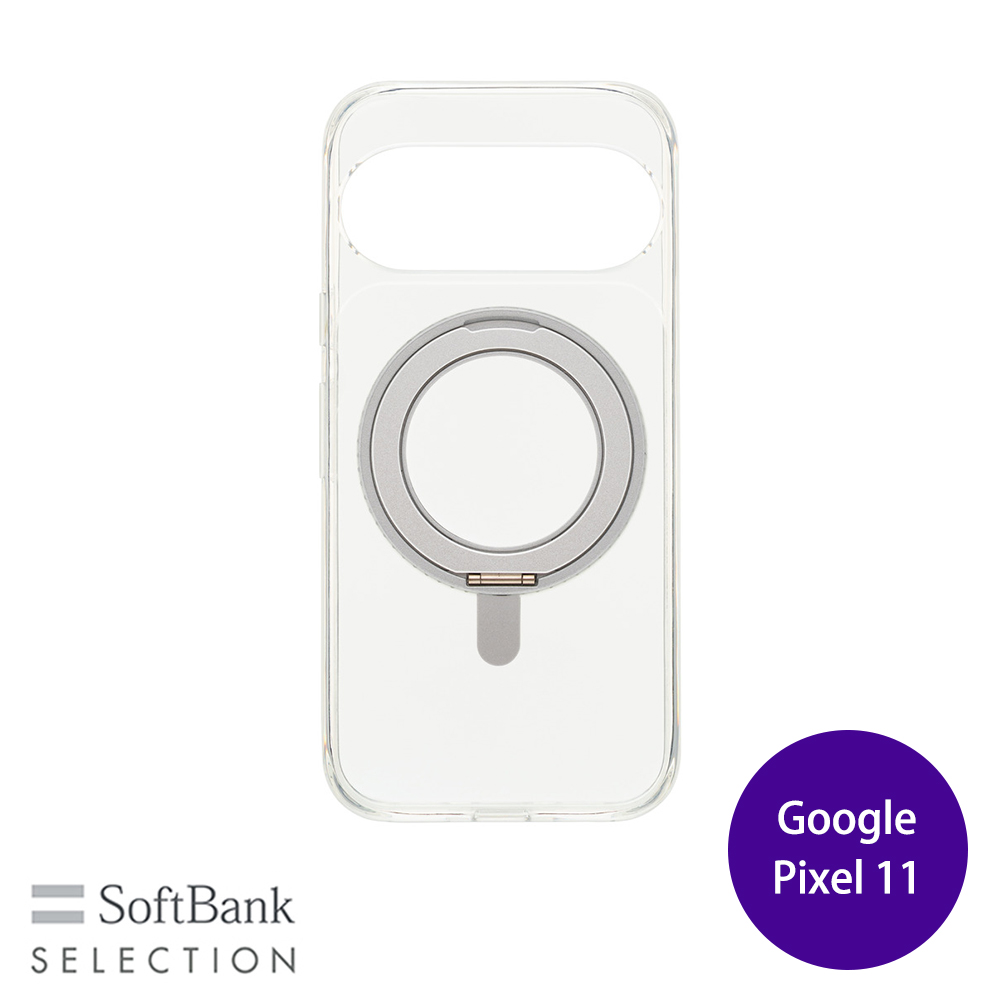 SoftBank SELECTION マグネティックスタンドケース for Google Pixel 11 / クリア | 