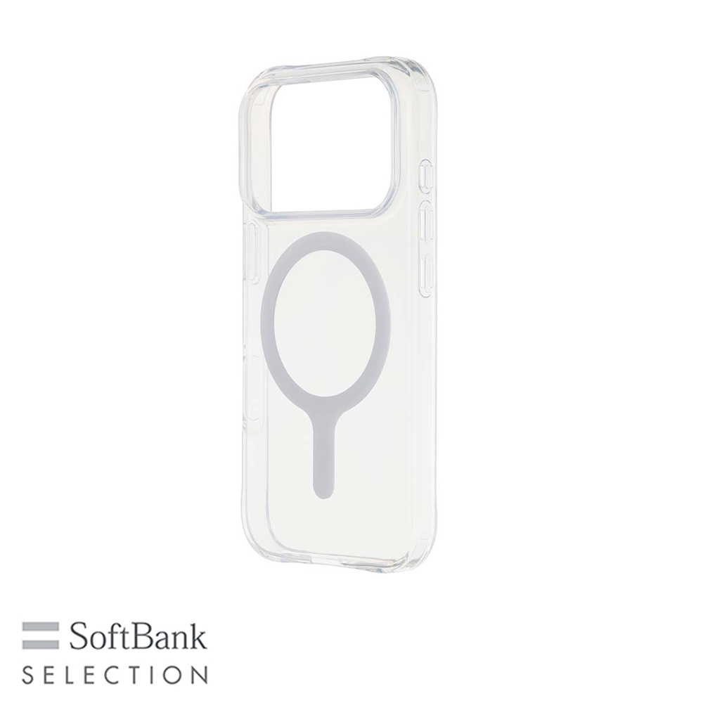 SoftBank SELECTION �}�O�l�e�B�b�N�N���A�\�t�g�P�[�X for iPhone 18 Pro�i3��J�����jSB-I027-SCMG/CL