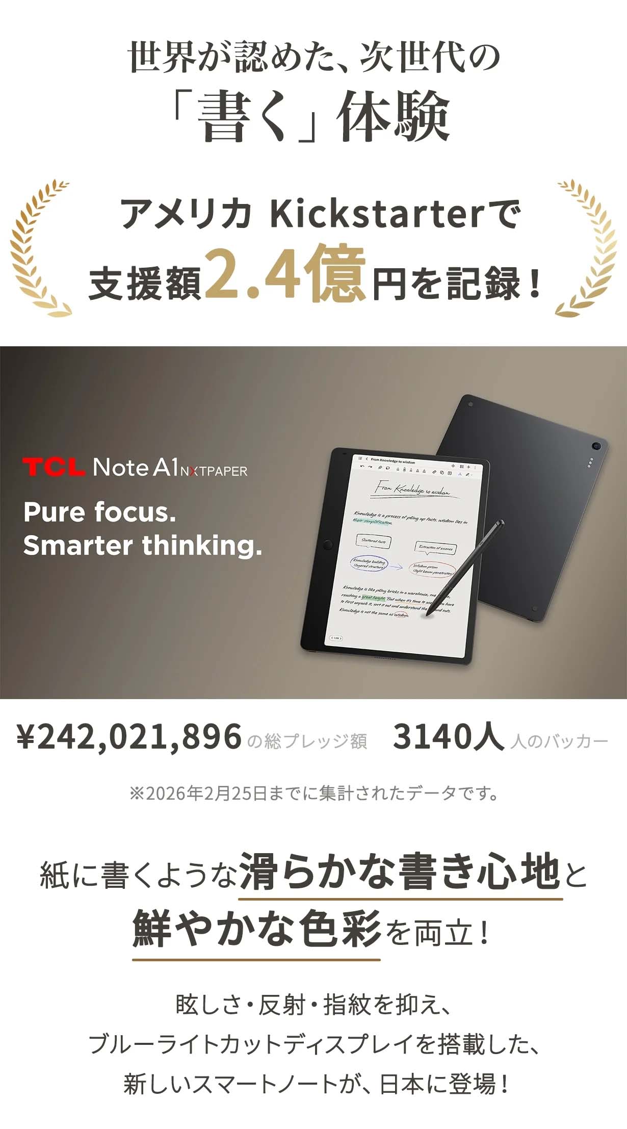 充電器レビューキャンペーン TCL タブレット Note A1 NXTPAPER 11.5
