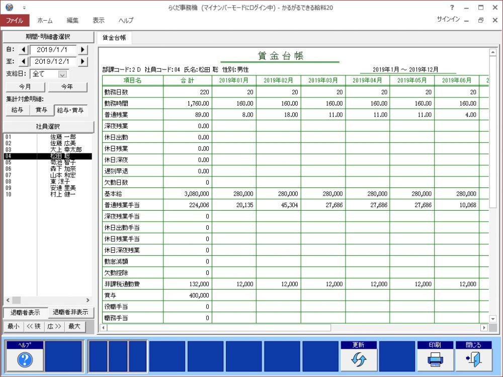 Bslシステム研究所 給料らくだ20普及版