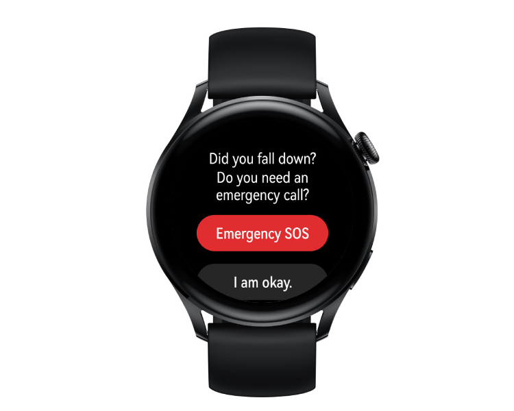 huawei watch emergency call