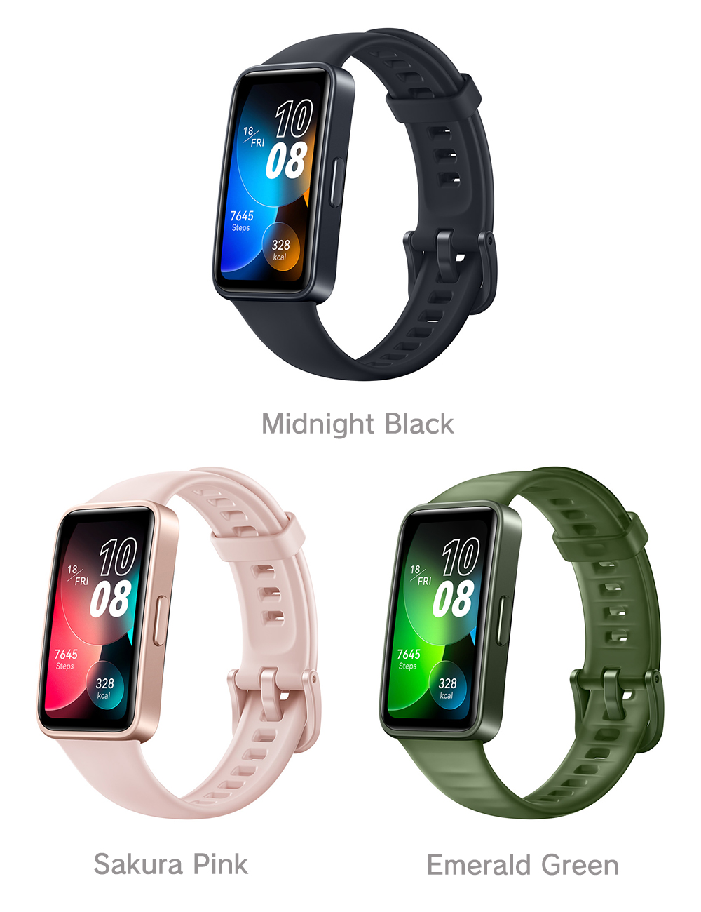 スマートウォッチ HUAWEI Band 8 ファーウェイ 24時間心拍数 ストレス モニタリング 軽量でスリム 睡眠測定 健康管理 文字盤カスタマイズ