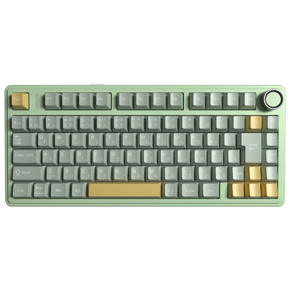 AULA F75J ワイヤレスキーボード テンキーレス Bluetooth対応