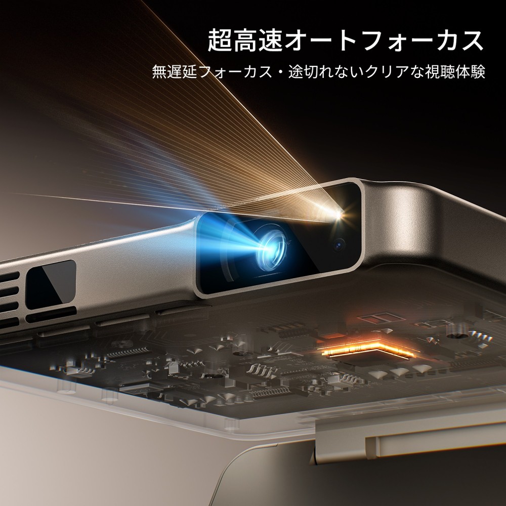 AURZEN プロジェクター ZIP 超小型 モバイル DLP 4in1セット DZ001