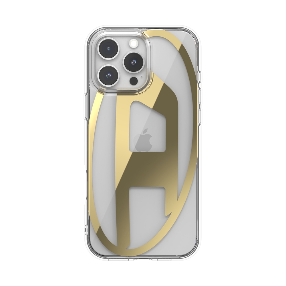 iPhone 16 Pro Max Diesel Oval D Mirror Clear Case FW24 clear