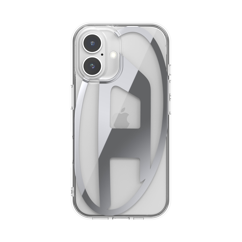 iPhone 16 Diesel Oval D Mirror Clear Case FW24 clear |  | 01