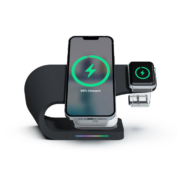 miak 3in1 Wave ワイヤレス充電スタンド