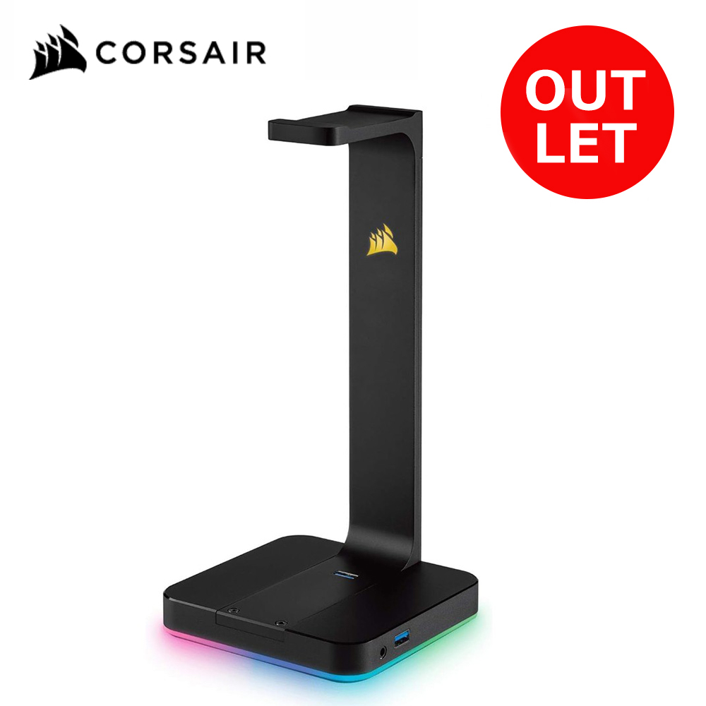 【特価】【アウトレット】 Corsair コルセア ST100 RGB Premium Headset Stand｜softbank-selection