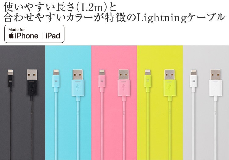 まとめ買い】 ソフトバンクセレクション SB-CA34-APLI WH USB Color CaBLe with Lightning  Connector ホワイト smaksangtimur-jkt.sch.id
