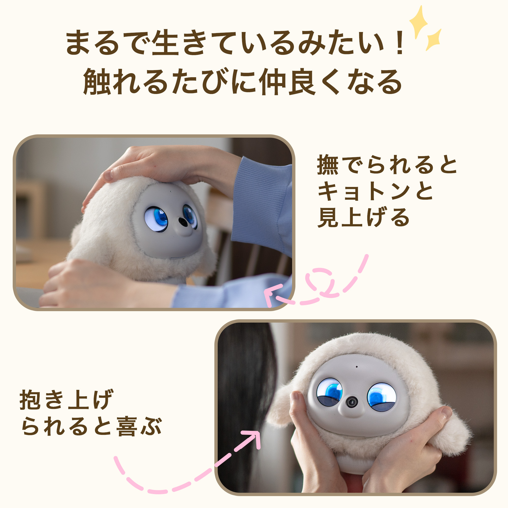 lopeto AI robot チャージングベース付き MY-RTPT02 AI 感情 成長