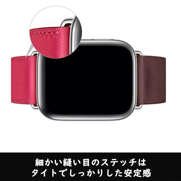 Apple Watch 9 SE バンド 女性 アップルウォッチ Ultra バンド 45mm 革 レザー ベルト 40mm 44mm 本革 おしゃれ｜sofun｜13