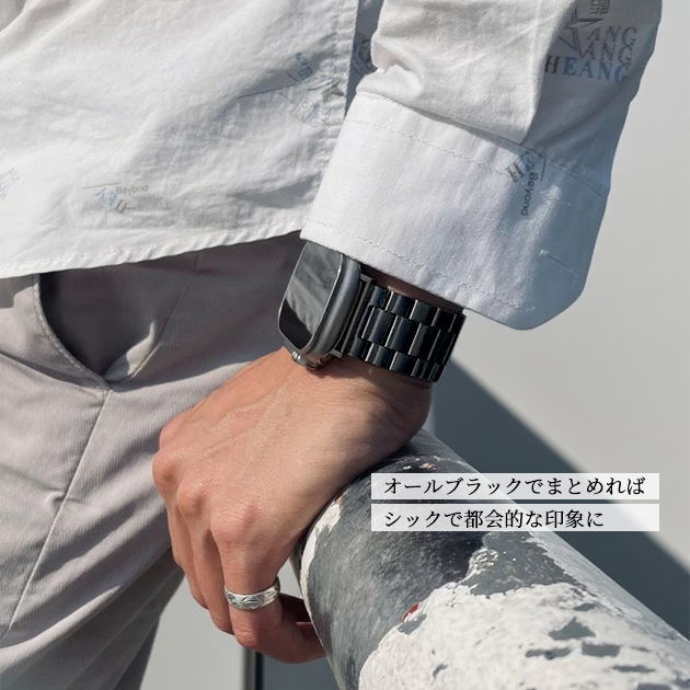 アップルウォッチ ベルト apple watch SE3 バンド 11バンド ステンレス 夏 applewatchバンド 44mm 40mm 46mm おしゃれ 関連画像4