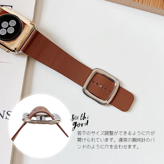 applewatch バンド 44mm 革 ベルト アップルウォッチ SE3 11バンド マグネット apple watch SE 40mm 46mm レザー 本革 | Apple Watch Series 11 | 14