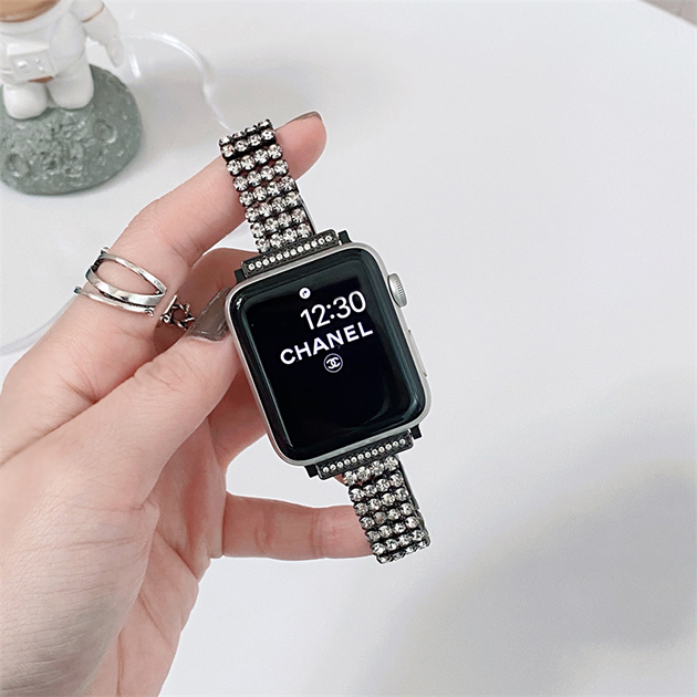 アップルウォッチ SE 9 バンド Apple Watch 8 Ultra ベルト 40mm 女性 ステンレス バンド 44mm 45mm スリム 細い
