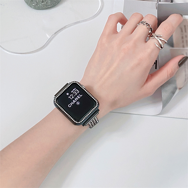 Apple Watch 9 SE バンド 女性 アップルウォッチ Ultra バンド 45mm 