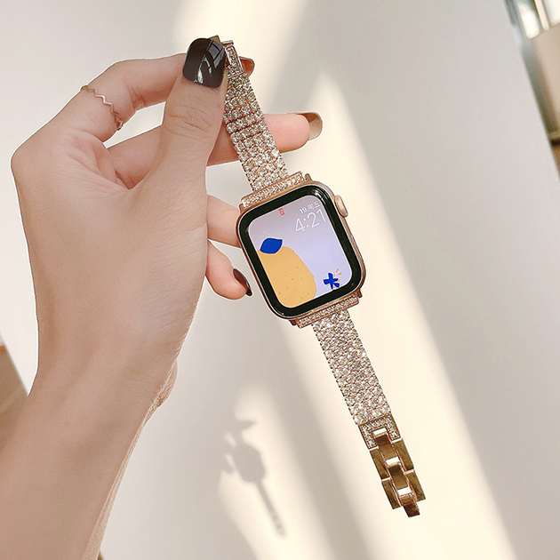 Apple Watch 9 SE バンド 女性 アップルウォッチ Ultra バンド 45mm チェーン ベルト 40mm 44mm スリム 細身｜sofun｜12
