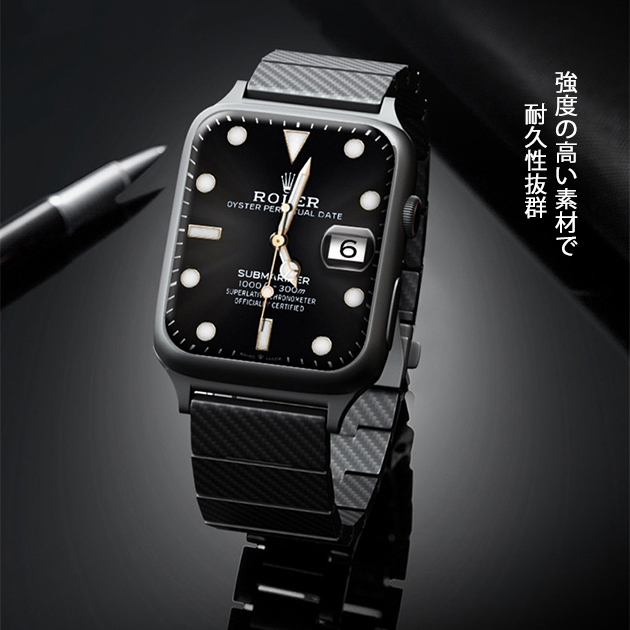 Apple Watch 9 SE バンド 45mm アップルウォッチ Ultra バンド 女性 カー...