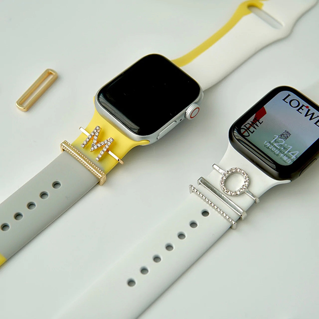 Apple Watch 9 SE バンド 女性 チャーム アップルウォッチ バンド 40mm ベルト おしゃれ アクセサリー キラキラ｜sofun｜05