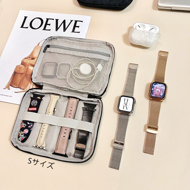 Apple Watch 9 SE 充電器 バンド 女性 アップルウォッチ Ultra バンド 45mm ベルト セット アクセサリー 防水 ナイロン｜sofun｜04