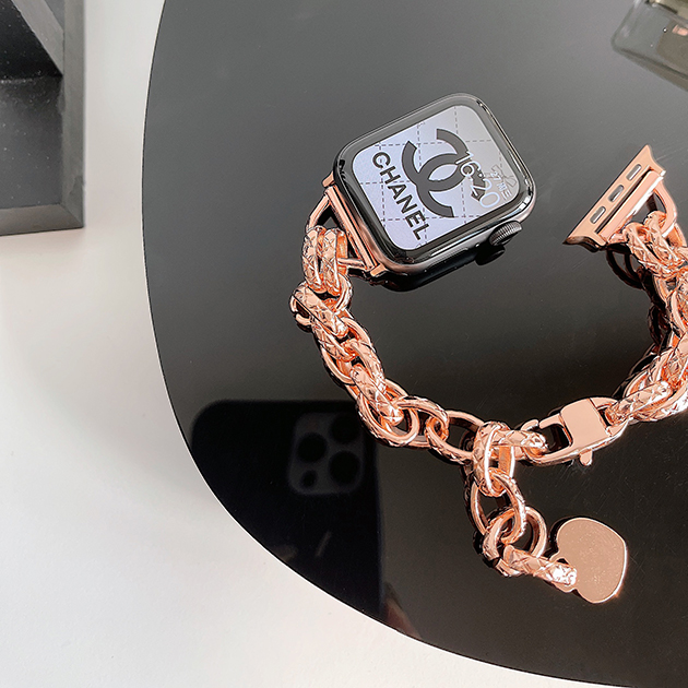 Apple Watch 9 SE バンド 女性 アップルウォッチ Ultra バンド 45mm チェーン ベルト 40mm 44mm スリム 細身｜sofun｜07