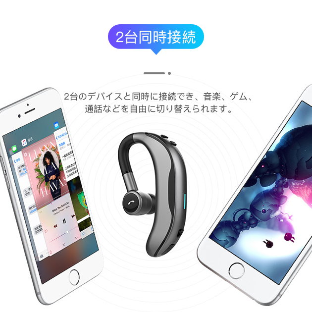 耳掛け式イヤホン 片耳 ワイヤレスイヤホン Bluetooth 片耳用 耳掛けイヤホン iPhone17 スマホ |  | 12