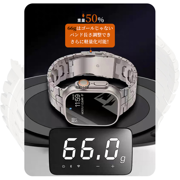 apple watch バンド 44mm 40 ベルト アップルウォッチ SE3 11バンド チタン applewatch SE 40mm 46mm Ultra3 おしゃれ | Apple Watch Series 11 | 10