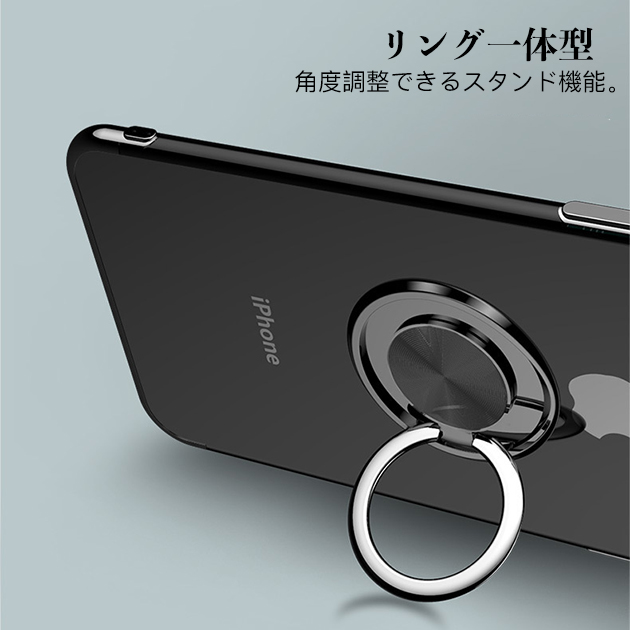 iPhone14 Plus SE3 15 ケース クリア iPhone13 スマホケース 透明 アイホン12 mini 携帯ケース アイフォン11 スマホ 携帯 7 8 XR ケース リング付き｜sofun｜12