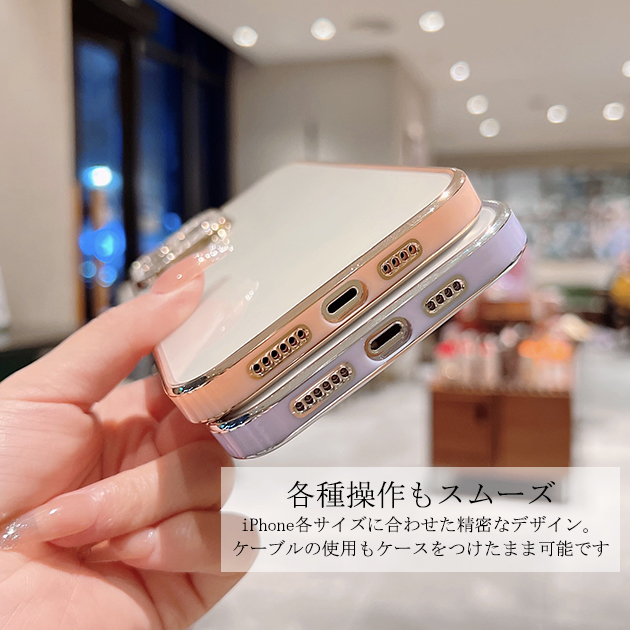 iPhone14 Pro SE3 15 ケース クリア iPhone13 スマホケース 透明 アイホン12 mini 携帯ケース アイフォン11 スマホ 携帯 7 8 XR ケース キラキラ｜sofun｜13