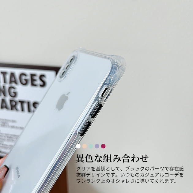iPhone15 Pro SE3 14 ケース クリア iPhone13 スマホケース 透明 アイホン12 mini 携帯ケース ショルダー アイフォン11 スマホ 携帯 XR 7 8 ケース｜sofun｜26