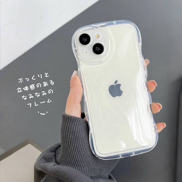 スマホケース クリア iPhone15 pro SE3 14 ケース iface型 アイフォン16e カバー アイホン12 mini 13 携帯ケース スマホ 11 iPhoneケース シャカシャカ | iPhone 15 Pro | 12