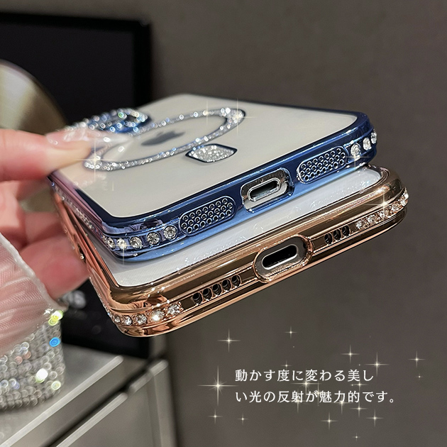 iPhone16e 15 17Pro ケース MagSafe 携帯 アイホン14 13 スマホケース キラキラ アイフォンSE3 12 携帯ケース スマホ 11 iPhoneケース クリア | iPhone 16e | 13