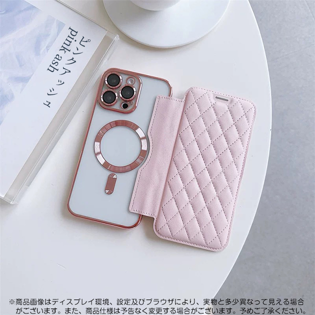iPhone16e SE3 14 ケース 手帳型 アイフォン15 スマホケース 手帳 アイホン12 13 携帯ケース スマホ 携帯 11 iPhoneケース MagSafe対応 背面クリア | iPhone 16 Pro | 03