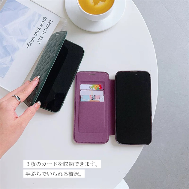 iPhone16e SE3 14 ケース 手帳型 アイフォン15 スマホケース 手帳 アイホン12 13 携帯ケース スマホ 携帯 11 iPhoneケース MagSafe対応 背面クリア | iPhone 16 Pro | 12