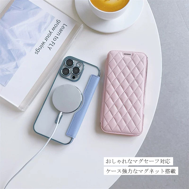 iPhone16e SE3 14 ケース 手帳型 アイフォン15 スマホケース 手帳 アイホン12 13 携帯ケース スマホ 携帯 11 iPhoneケース MagSafe対応 背面クリア | iPhone 16 Pro | 15