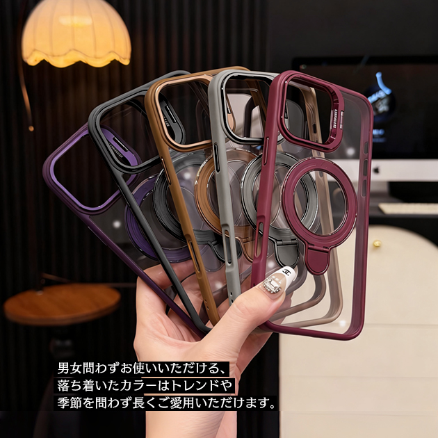 iPhone17e 15 16e 携帯ケース iface型 MagSafe iPhone17 16 ケース リング付き アイフォン14 スマホケース スタンド 全面 アイホン13 12 SE3 11 カバー 関連画像1