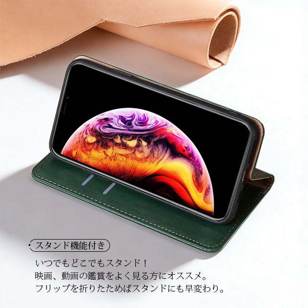 携帯ケース iPhone15 16e 17e スマホケース 手帳型 本革調 iPhone17 16 ケース 手帳 アイフォン14 カード収納 革 レザー アイホン13 12 SE3 11 カバー 関連画像3