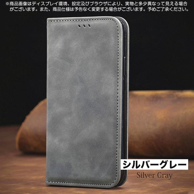Berluti 手帳型 iPhoneケース グレー　15pro iPhone 15 Pro iPhone15 16e 17e 携帯ケース 手帳型 本革調 iPhone17