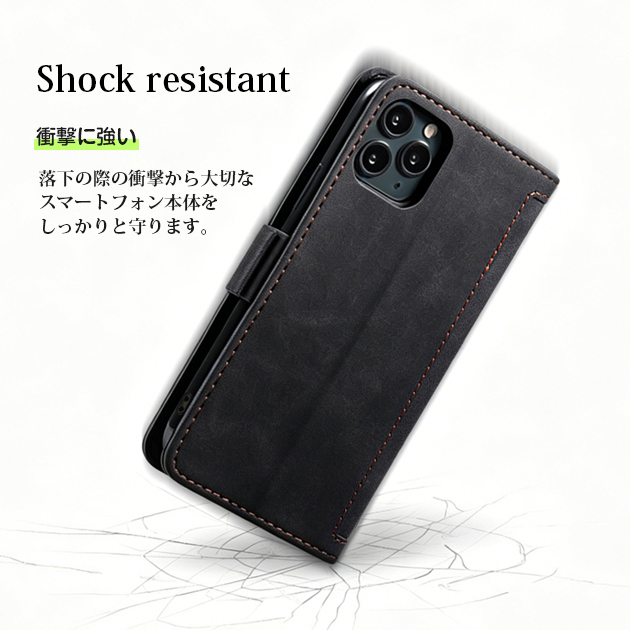 携帯ケース iPhone15 16e 17e スマホケース 手帳型 おしゃれ 革 iPhone17 16 ケース 手帳 アイフォン14 本革調 ストラップ アイホン13 12 SE3 11 カバー | iPhone 15 Pro | 16