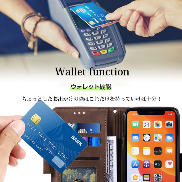 携帯ケース iPhone15 16e 17e スマホケース 手帳型 おしゃれ 革 iPhone17 16 ケース 手帳 アイフォン14 本革調 ストラップ アイホン13 12 SE3 11 カバー 関連画像3