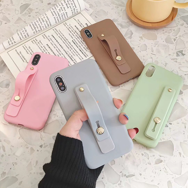 スマホバンド スマホベルト 携帯 スマホリング 薄型 携帯リング 透明 iPhoneリング シリコン スマホスタンドリング クリア | iPhone | 22