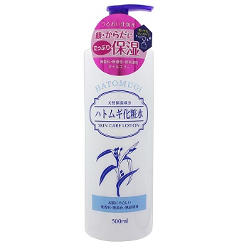 ハトムギ化粧水 500ml 熊野油脂 【OK】ハトムギ化粧水 ポンプ 500ml｜sogo-e-shop